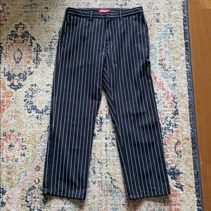 Supreme striped work pants